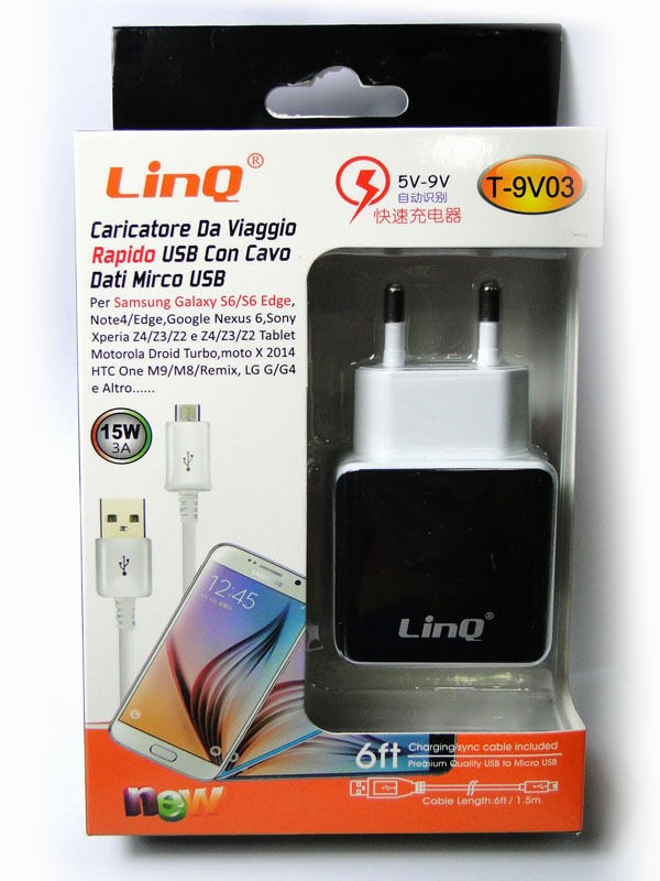 Adaptador linQ T-9V03 5V-9V