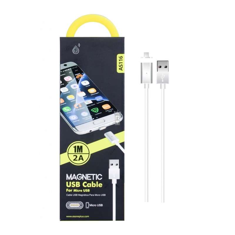 Cable magnetico USB 1M 2A AS116