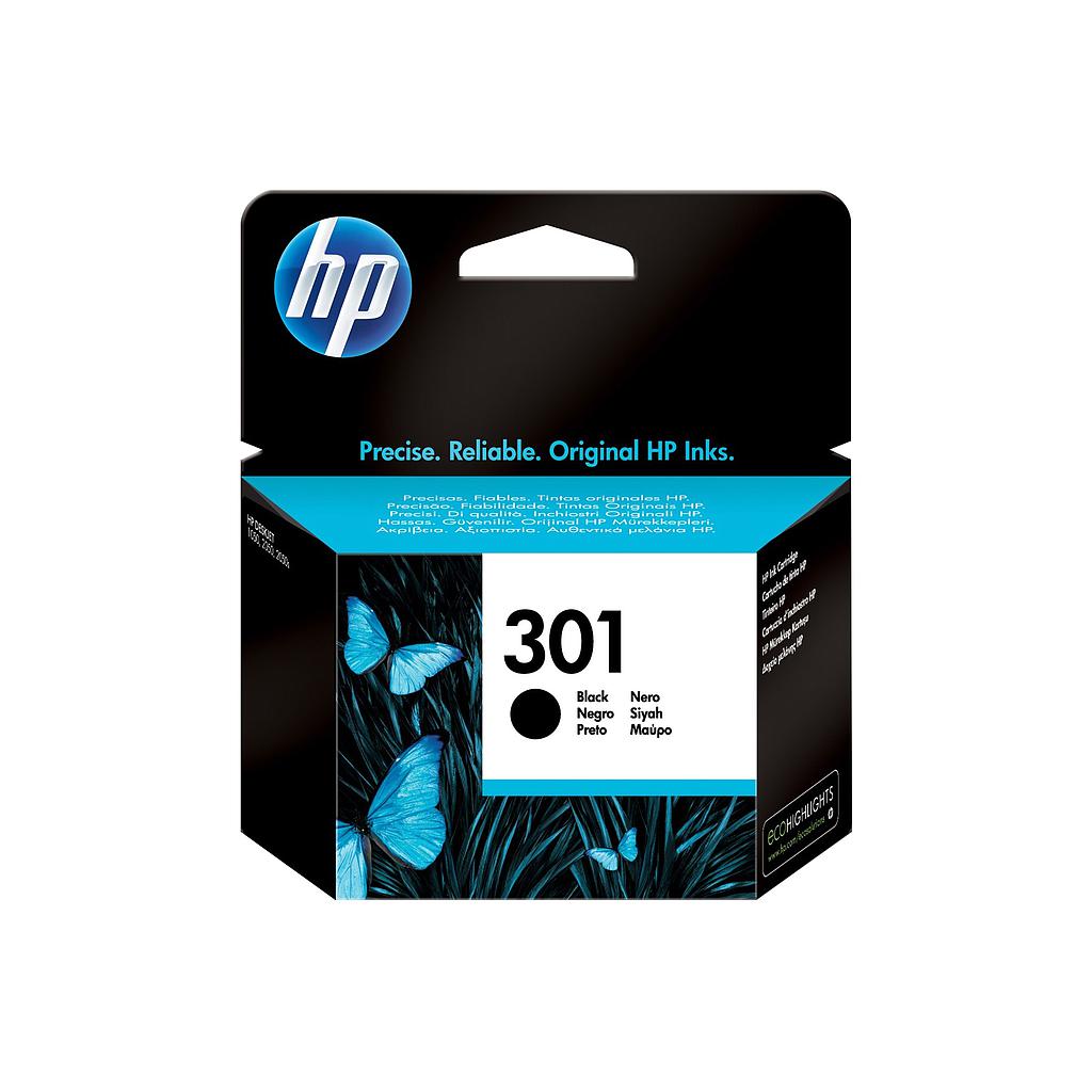 Cartucho original HP 301 negro 