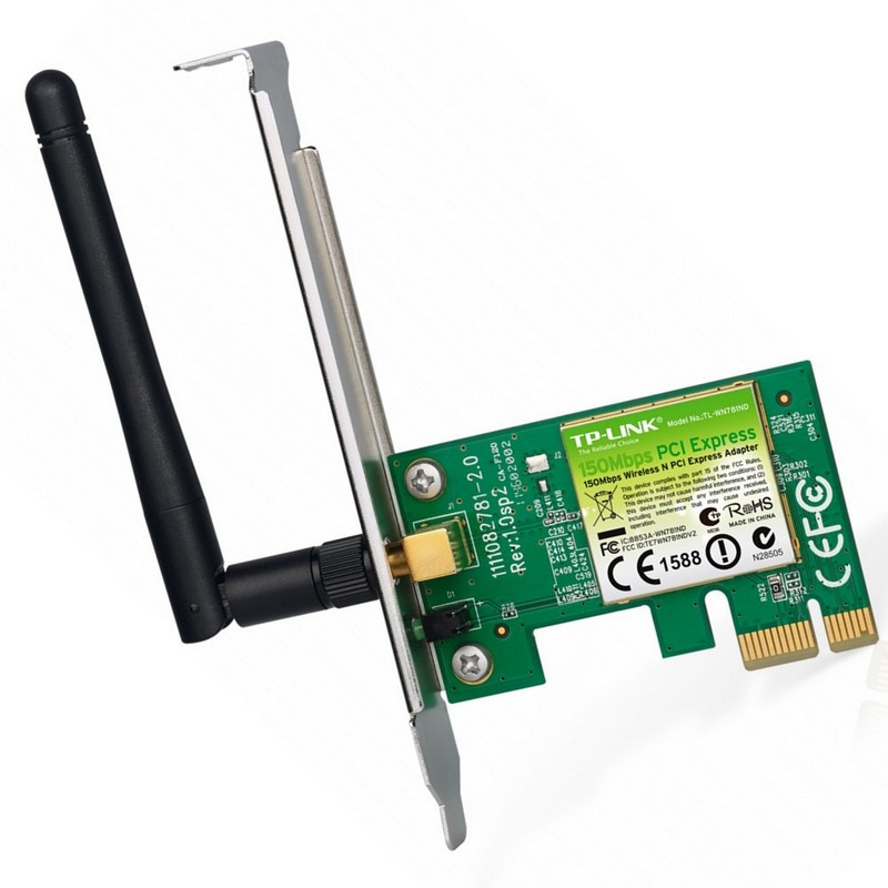 Tarjeta de red TP-LINK TL-WN781ND 150Mbps 11n Wireless PCI Express