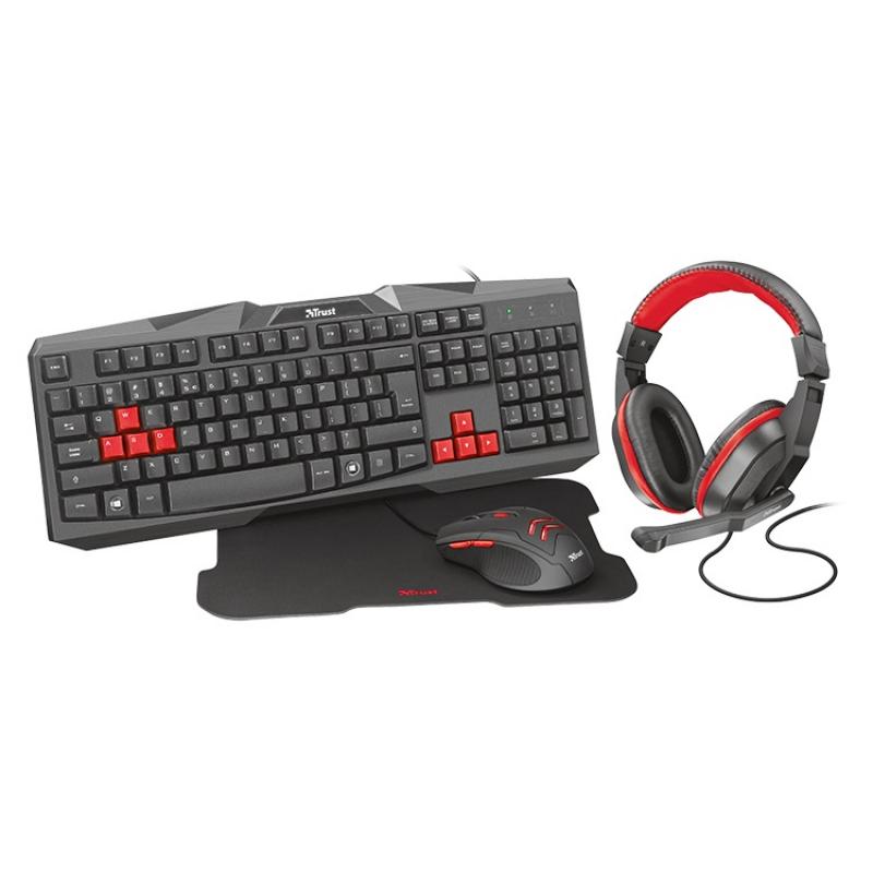 Kit gaming Ziva 4 en 1 trust