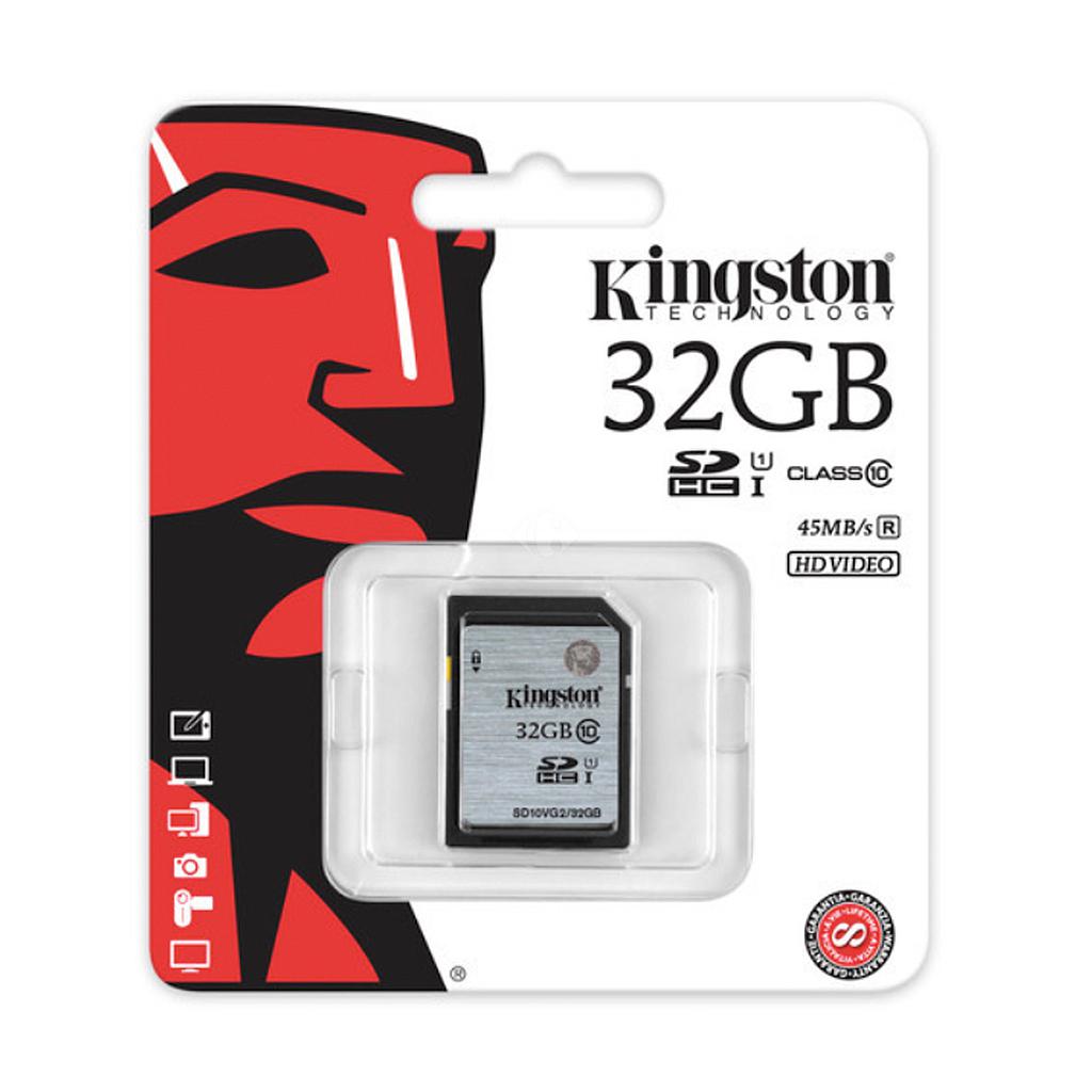 Tarjeta SD Kingston 32gb 