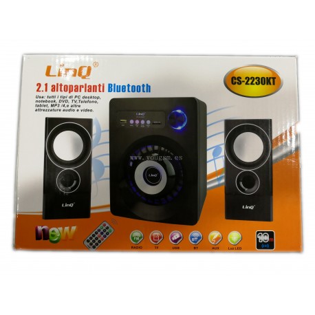 Altavoz bluetooth 2.1 linQ CS-2230KT