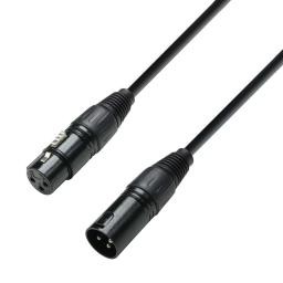 Cable DMX XLR macho  3P A XLR hembra 3P, 6m