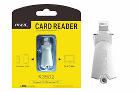 Lector de tarjetas MTK DE IPHONE IPAD A PC MAC K3502