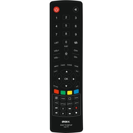 Mando universal de TV eEBOX EASY 5en1 sin programar