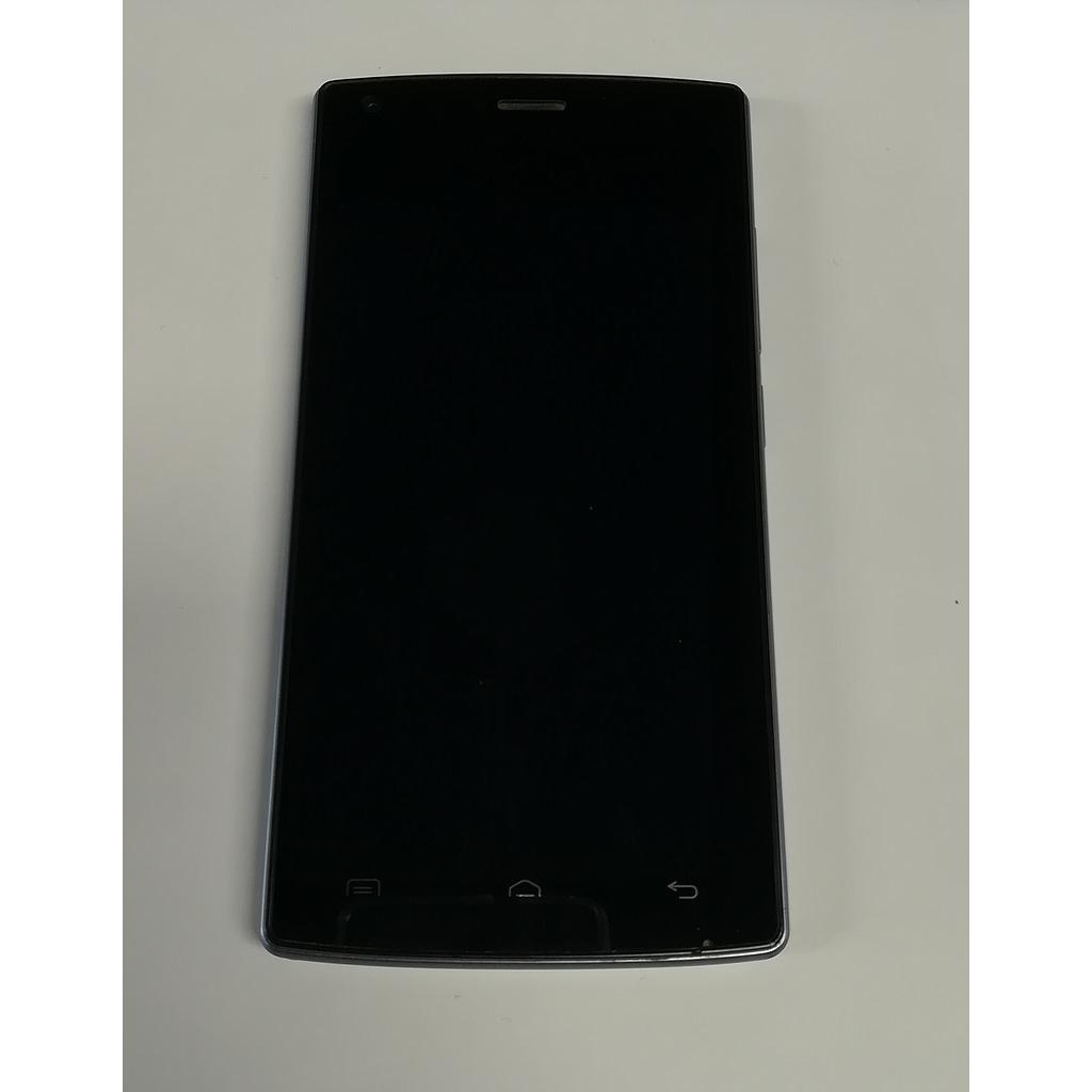 Pantalla completa Doogee X5 Max Pro en negro + marco