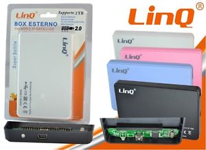 Caja de disco duro 2.5¨ SATA o IDE linQ IT-SA2505