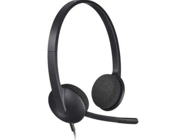 Auriculares Logitech H340/ con Micrófono/ USB/ Negros