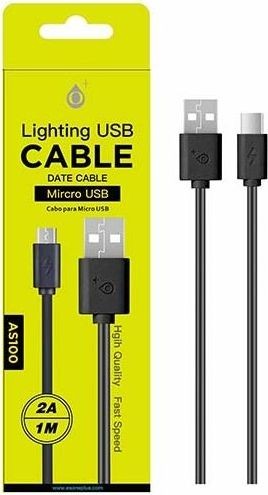 Cable de Datos y Carga Gamming APOKIN USB 2.0 a micro USB Forma L