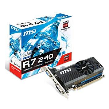 Tarjeta grafica MSI Radeon R7 240 2GB LPV1 GDDR3