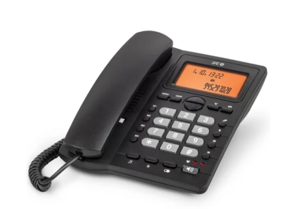 Teléfono fijo SPC Office ID 2 3612N/ Negro