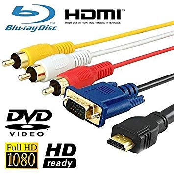 Cable audio, vídeo,HDMI, MACHO-VGA A4001 LINQ