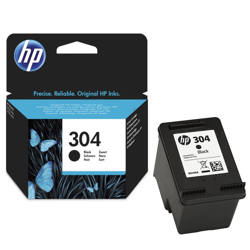 Cartucho original HP 304 negro