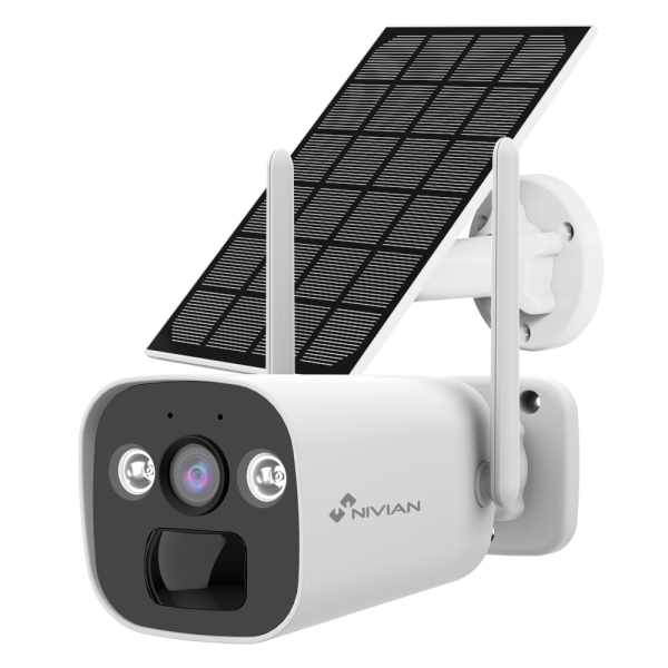 Camara IP Solar 2,8mm 2K 4G LTE Batería NIVIAN