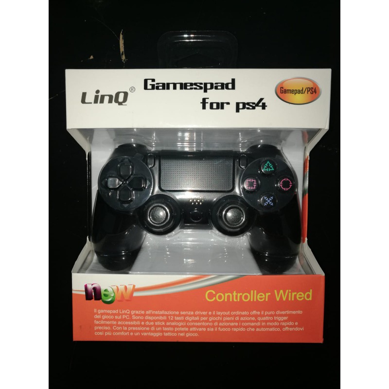 Mando Gamepad PS4 con cable linQ Gamepad/PS4