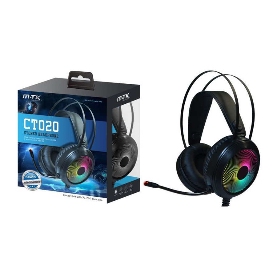 Auriculares con micrófono gaming MTK CT020 