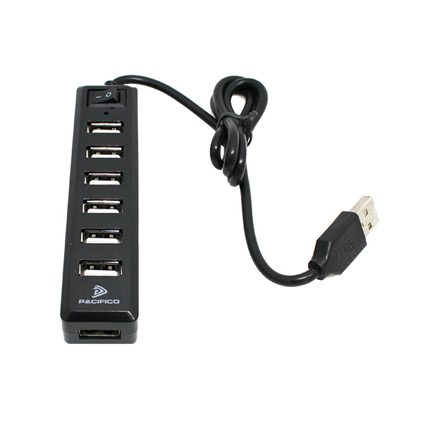 Multipuerto USB x7 PACÍFICO HUB NP-L151