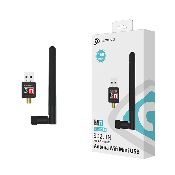 Antena Wifi USB 150Mbps Pacífico NP-F389