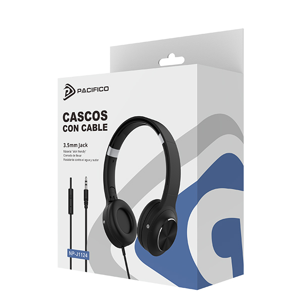 Cascos con cable Pacífico NP-J1124 