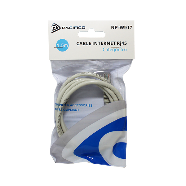 Cable red 1.5m Cat.6 NP-W917