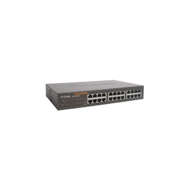 SWITCH D-LINK 24 PUERTOS 10-100-1000 RACK 19"