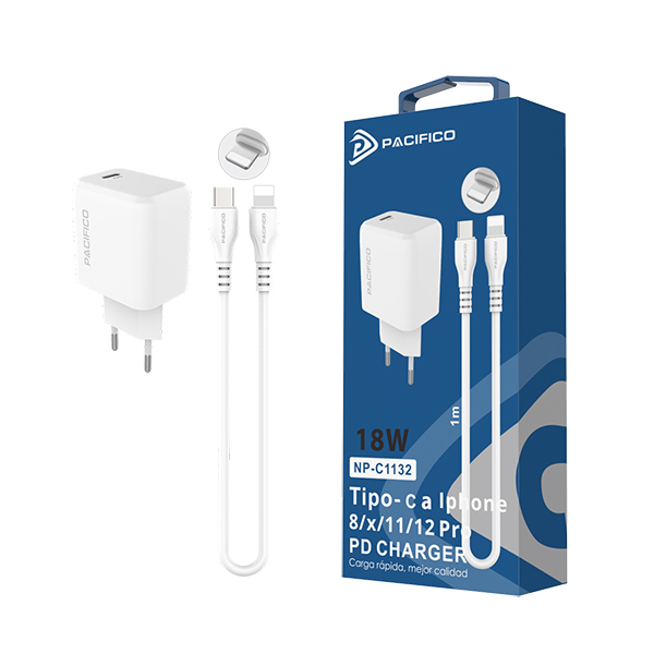 Cargador USB-C 18W para iPhone Pacífico NP-C1132