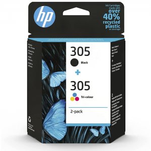 CARTUCHO DE TINTA ORIGINAL  HP 305 MULTIPACK/NEGRO/TRICOLOR 