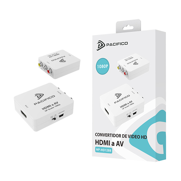 Convertidor de video HDMI a AV Pacífico NP-HD1288