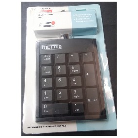 Teclado numérico USB METTRO 