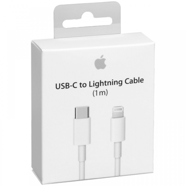 Cable de Carga Apple de conector USB-C a Lightning/ 1m