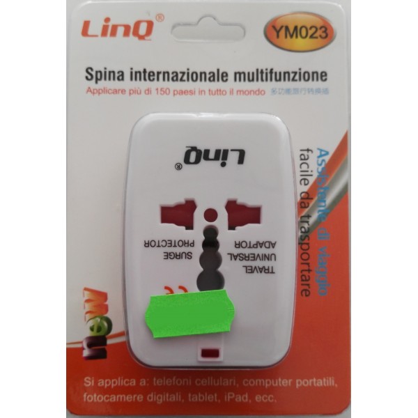 Adatador de enchufe internacional LinQ YM023